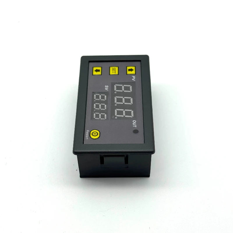 T3230 Microcomputer Dual-Display Time Relay Cycle Delay Timing Switch Offers 18 Combination Modes