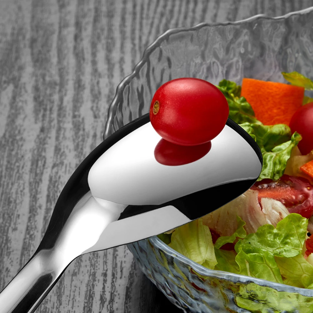 

Stainless Steel Soup Deepen Rice Serving Spoon Kitchen Utensil For Buffet Restaurant Home Large Metal Spoon Cooking Tool