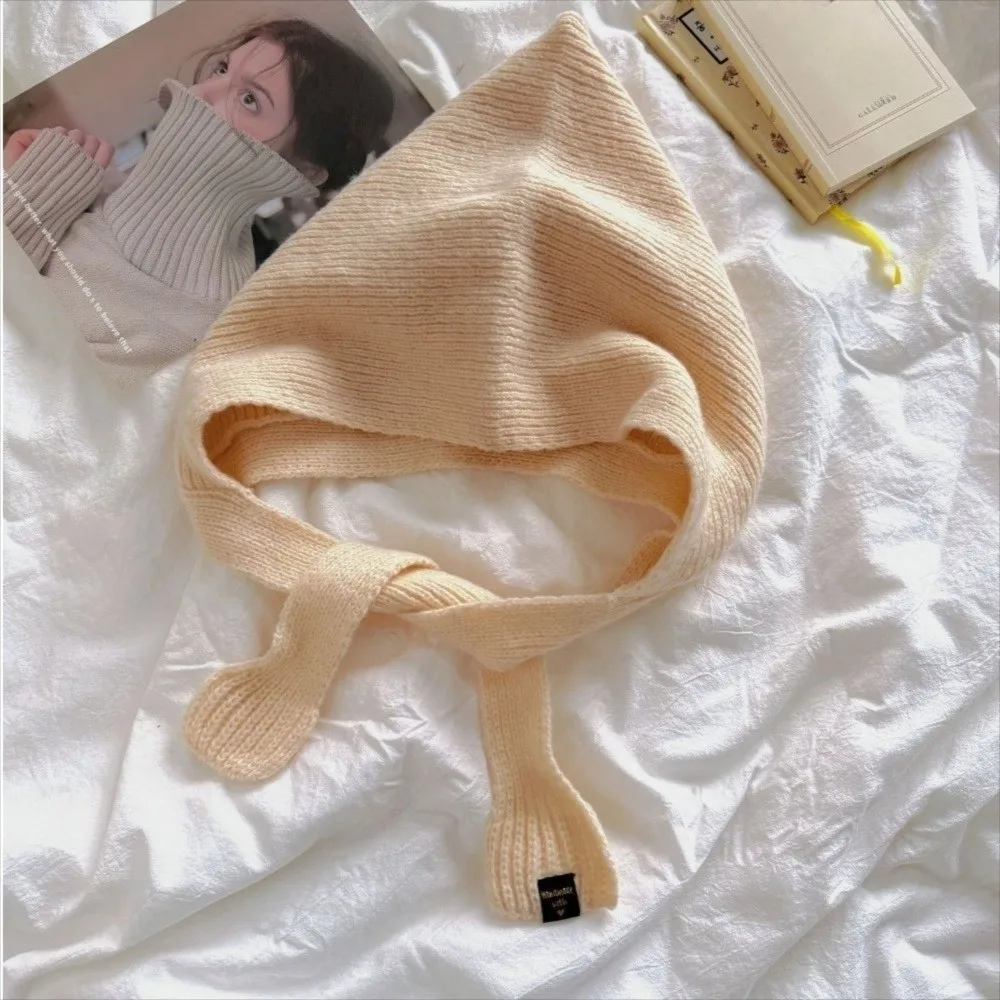 الكورية نمط بالاكلافا قبعة حماية الأذن لينة محبوك قبعات صغيرة رشاقته يندبروف Coldproof مقنعين قبعات كل مباراة