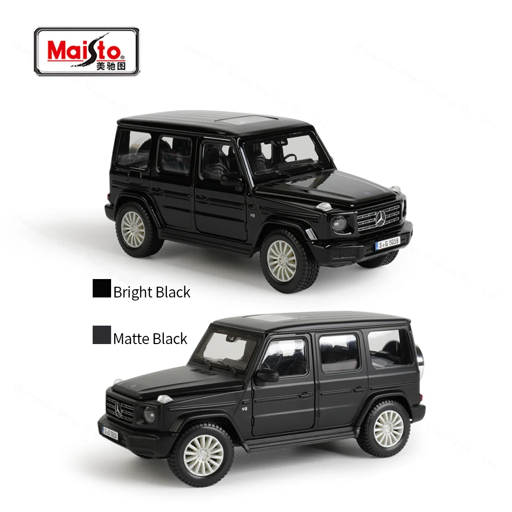 Maisto 1:24 Mercedes-Benz 2019 G-Klasse G500 Rote statische Druckgussfahrzeuge zum Sammeln, Modellauto, Spielzeug