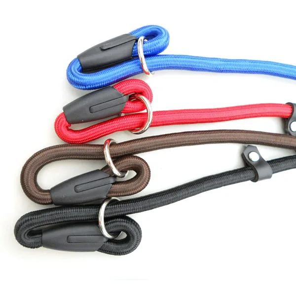 

Pet Dog Leash Nylon 0.6x127cm Blue Adjustable Training Lead Collar Traction Rope for Walking Pet Dog Leash Nylon Lead Rope