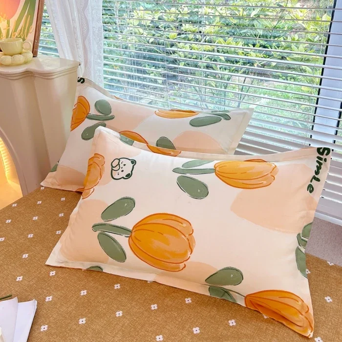 

Pillowcase pillowcase one pack autumn and winter plant cashmere thickened twill brushed modern simple adult pillowcase