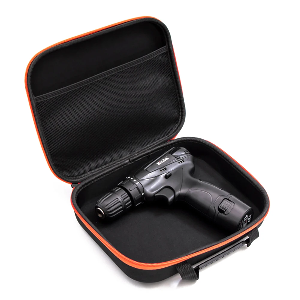 Multifunction Portable Electric Drill Tool Bag Shockproof Tool Storage Bag Large Capacity Electrician Hardware Organizer