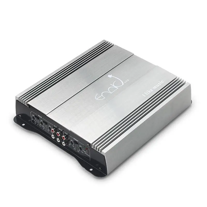 Car High-power Power Amplifier 12V24v Car Truck Four-way Power Amplifier 4-channel Pushable Subwoofer Lossless Power Amplifier