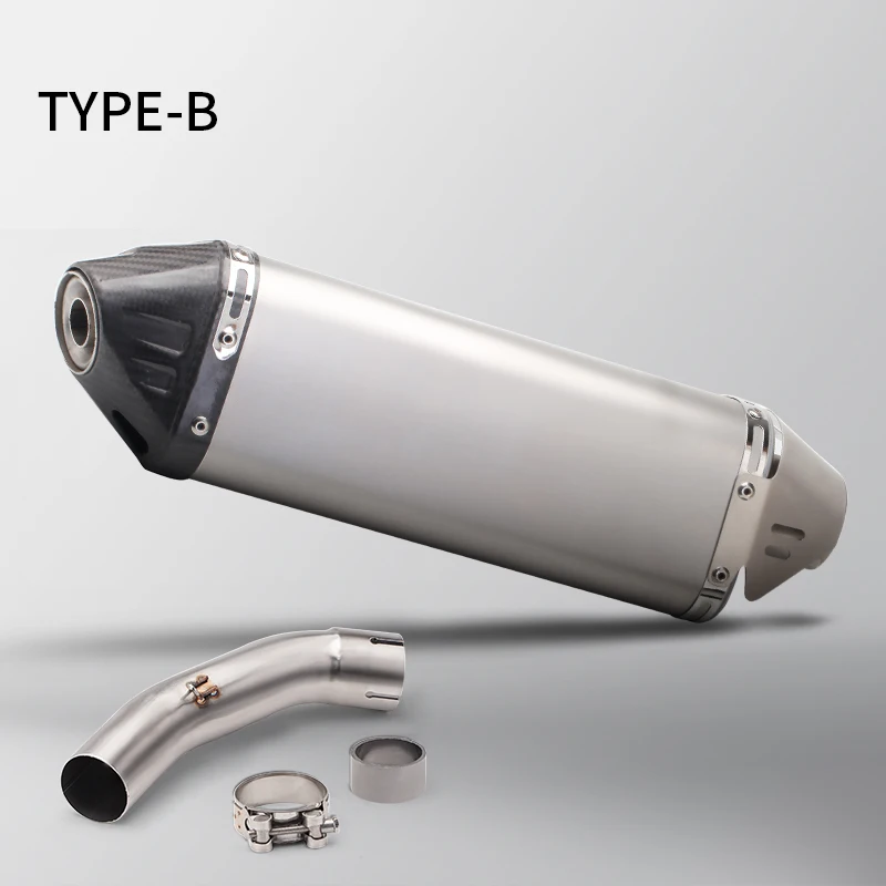 

For DUKE 125 250 390 Adventure RC390 2020 - 2023 Motorcycle Exhaust System Modified Muffler Moto 51mm Front Middle Link Pipe