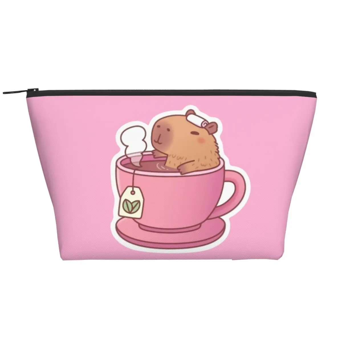 

Cartoon Capybara lipstick bag Travel Makeup Bag Women School Teacher Gift Cosmetic Bag pouch wallet Portable Organizer Pouch Bag