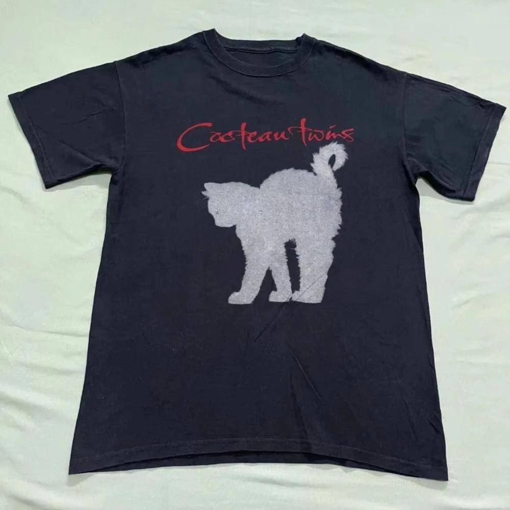 Cocteau Twins Shirt Cocteau Twins Band T-shirt blanc unisexe pour hommes, femmes et enfants, t-shirt d'été à manches courtes et col rond en coton