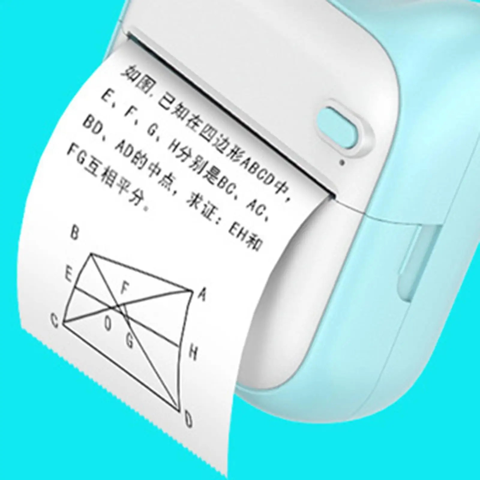 Mini stampante termica Smart stampa istantanea per il lavoro Android iOS Blue