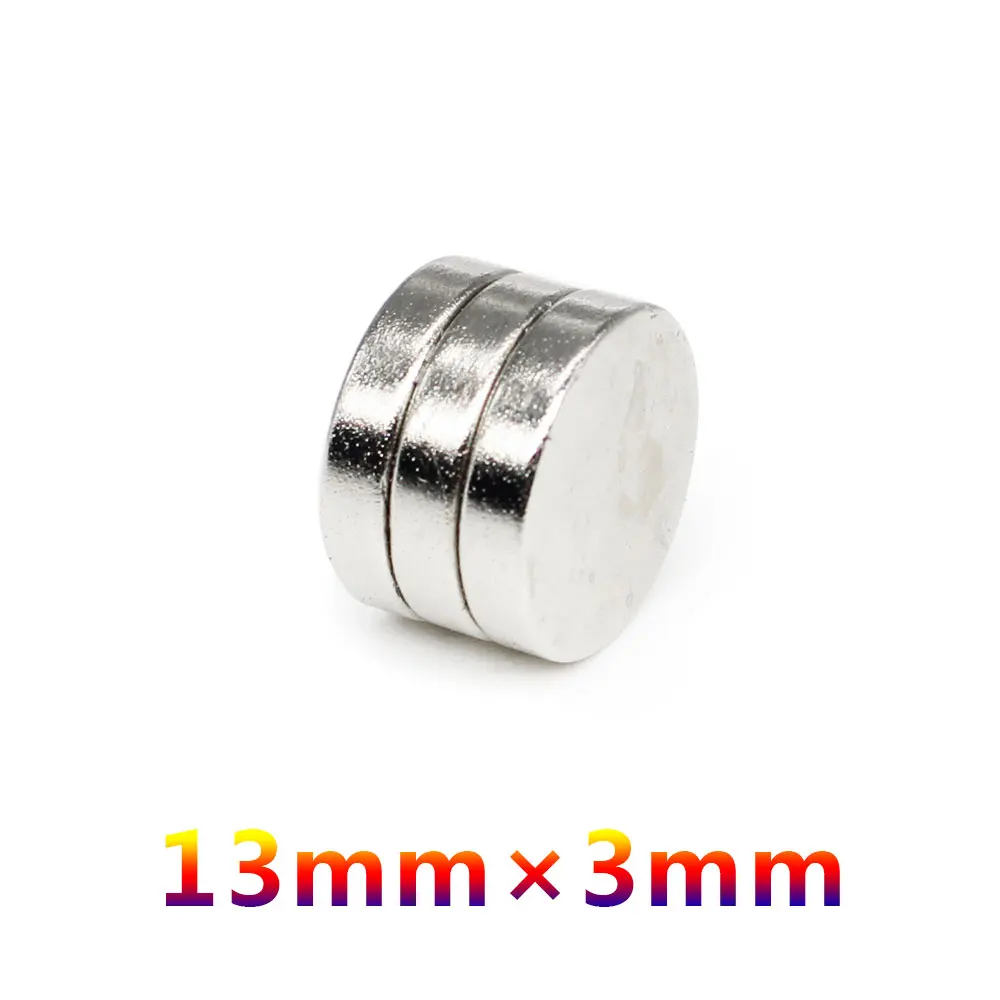 10/20/50/100/150PCS 13x3 mm Disc Neodymium Magnets 13mm*3mm Sheet Permanent Round N35 Super Strong Powerful Magnets 13*3 mm