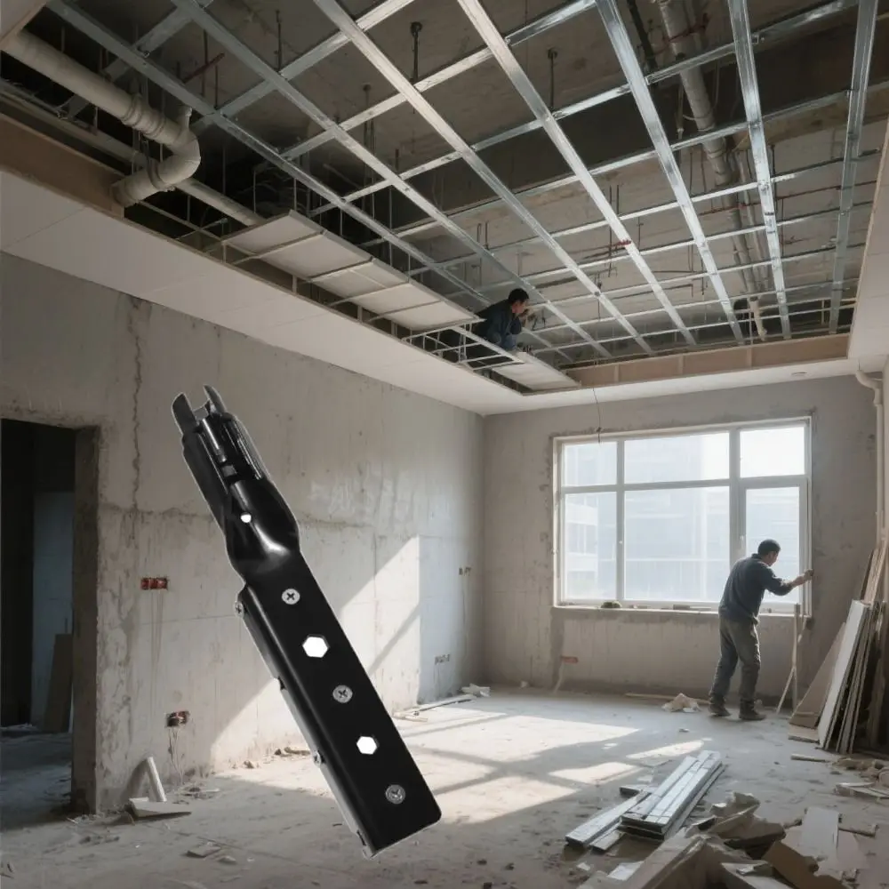 

Thickened Steel Hexagonal Ceiling Sleeve Set Easy To Carry Free Extension Steel Fast Carpenter Tools Wide Applications