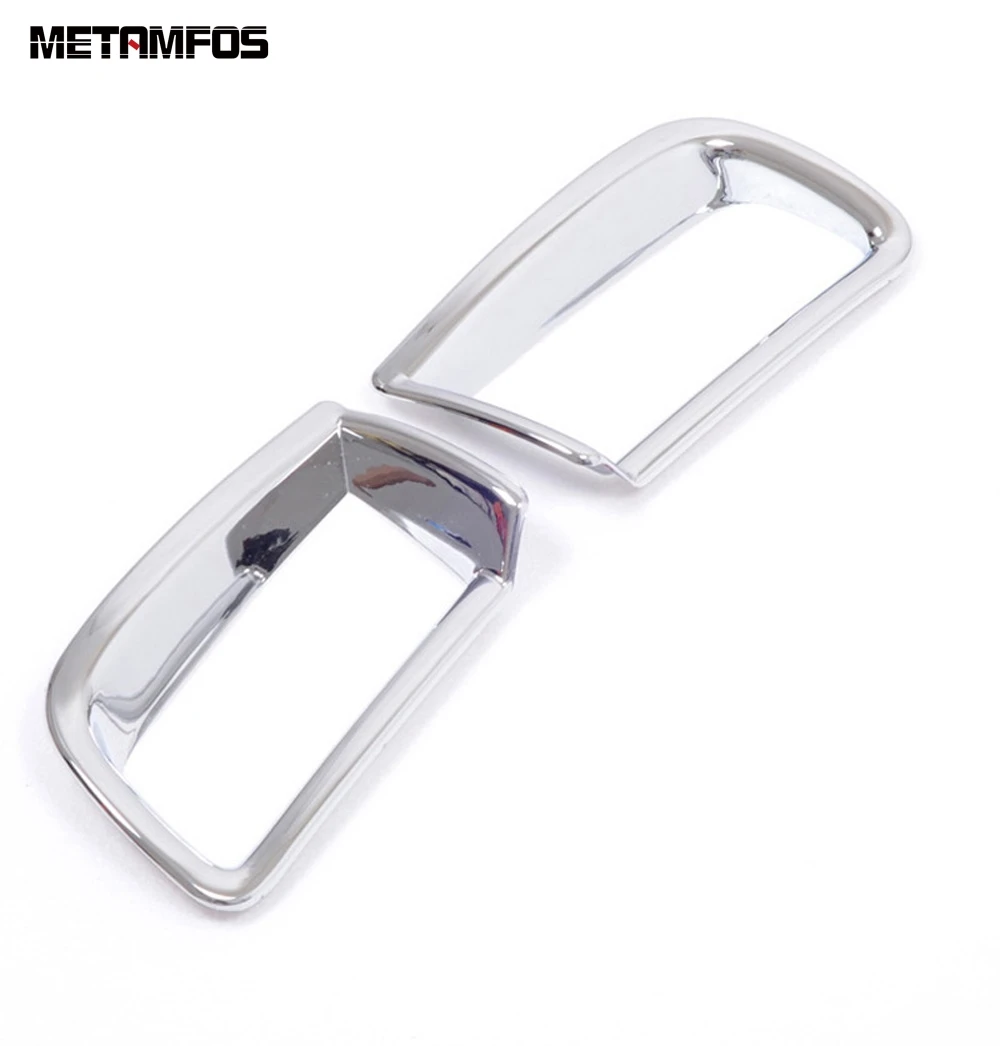 الضباب الخلفي ضوء غطاء المصباح الكسوة لتويوتا لاند كروزر برادو 150 2010-2015 2016 كروم فوجلامب واقي مصد السيارة اكسسوارات السيارات #5