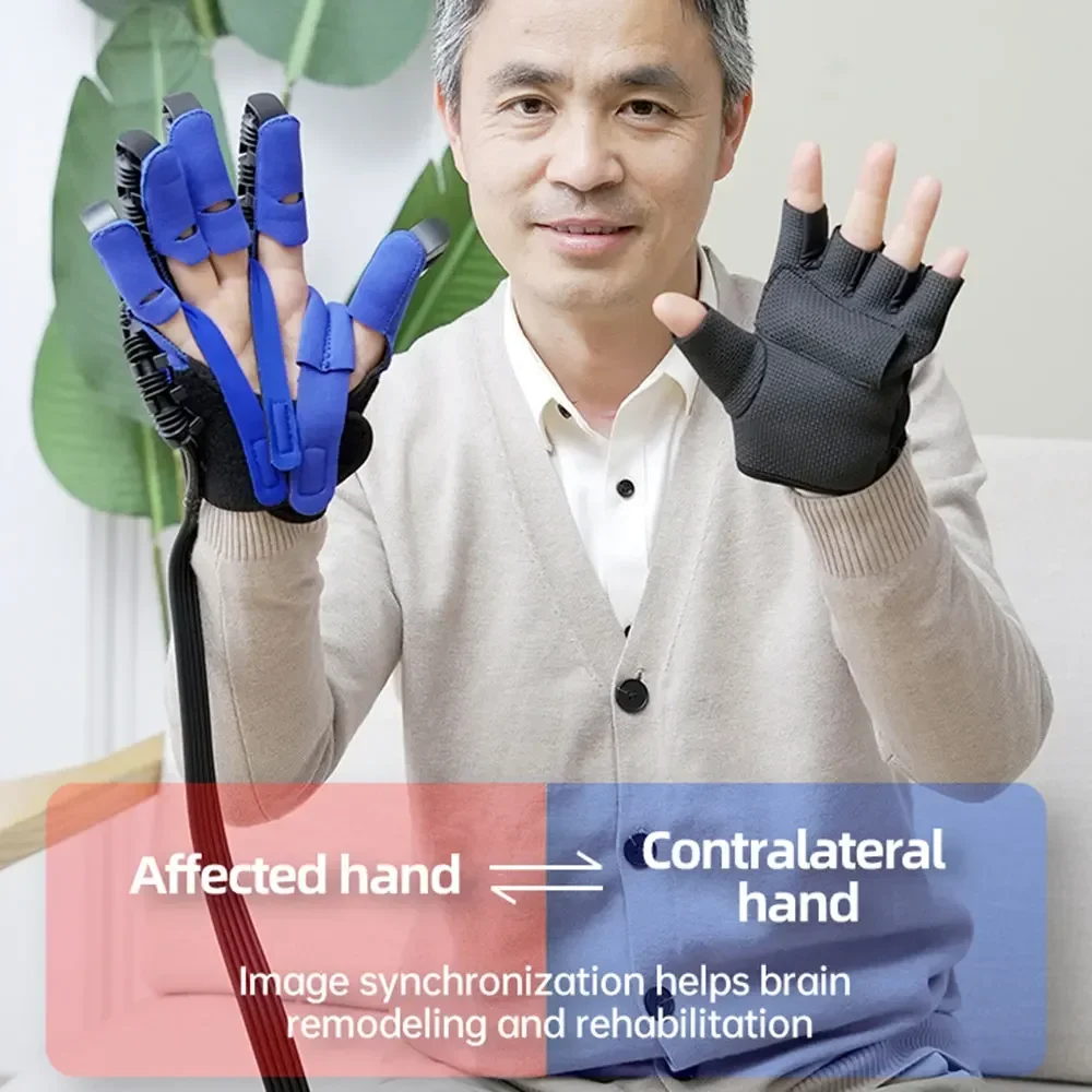 Finger Strengthener Stroke Recovery Physicaltherapy Hemiplegia Rehabilitation Training Robot Gloves Cerebral Infarction Training