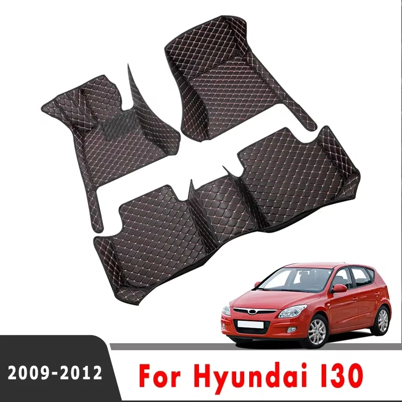 Car Floor Mats For Hyundai I30 I30CW 2012 2011 2010 2009 Waterproof Protective Pad Car Matt Tapetes Automovil Car Accessories