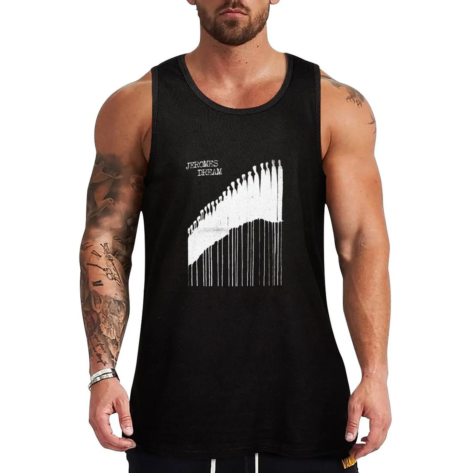 Jeromes Dream The Gray In Between Noise Rock Tank Top Casual Everyday Tank Top Soft Loose Sleeveless Shirt