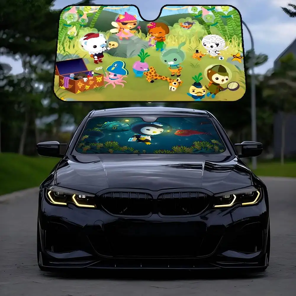 

Cartoon O-Octonauts Car SunShade Car Sunshade Window Sunshade Hood Interior Front Baffle Double Ring Sunshade