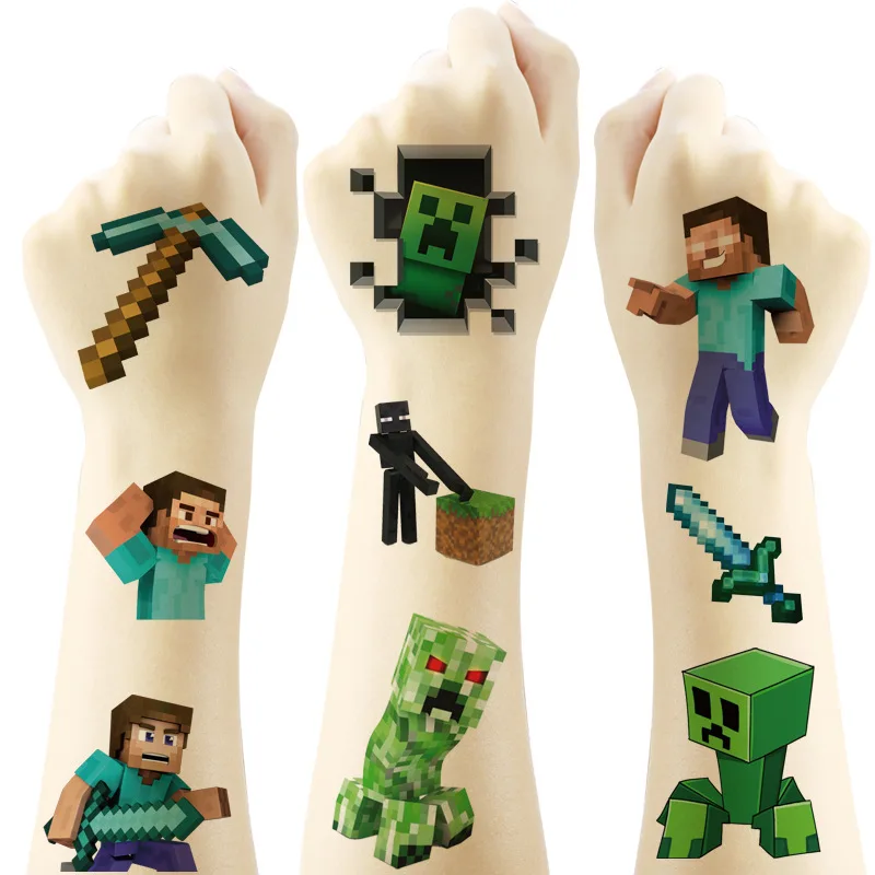20pcs/set Game Theme Temporary Tattoo Sticker Tattoo Sticker Demonizing For Party Gifts