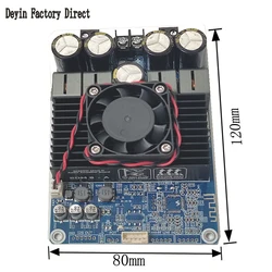 TPA3255 2x300W Bluetooth amplifier board Stereo 2.0 BT5.3 stereo high power computer DSP tuning 24V-48V High Speed Bluetooth 5.3