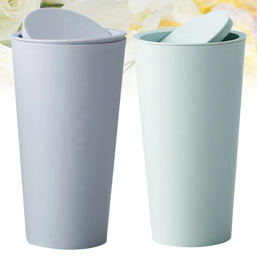 

Stylish Trash Bin Premium Material Compact Size Easy Use Kitchen Bedroom Bathroom PP Safe Environmental Friendly Remove