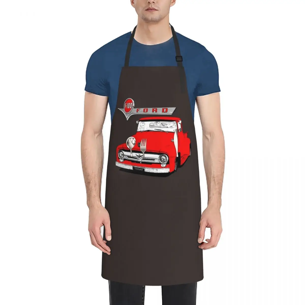 

1956 F100 Apron Christmas gift Things For Home And Kitchen All For Kitchen And Home Apron