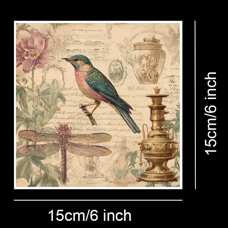 36 Sheets Scrapbooking Paper 6"x6": Mosaic Tile-Inspired Prints for Scrapbooking, Origami & Bohemian DIY Decor