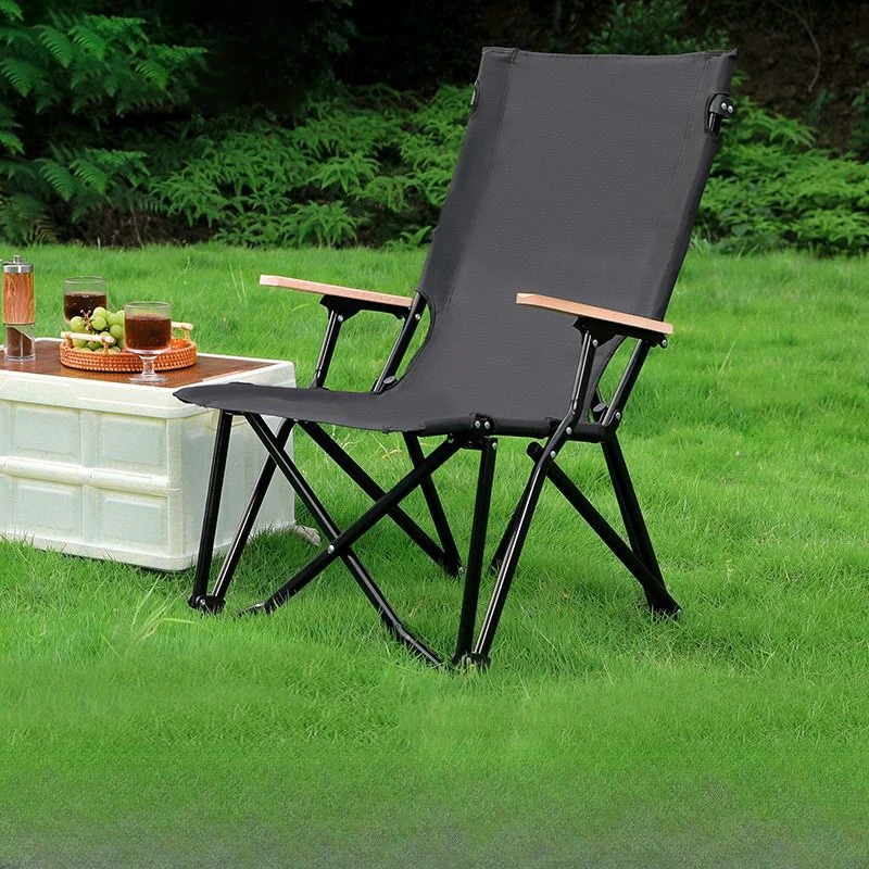 

Outdoor folding chair Portable camping chair High back picnic lounge chair