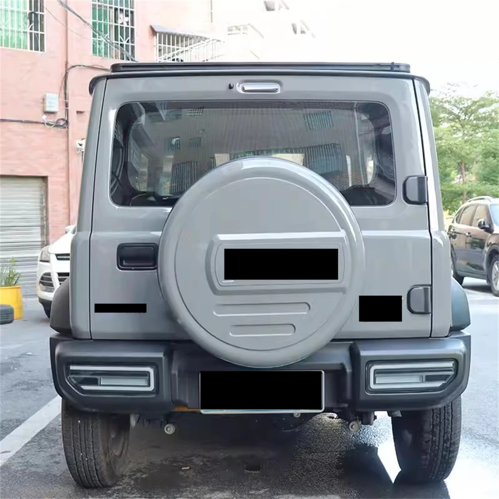 Car modified Spare Tire Cover for 2019-2024 Suzuki jimny JB74 Rear Spare Tire Protective Cover