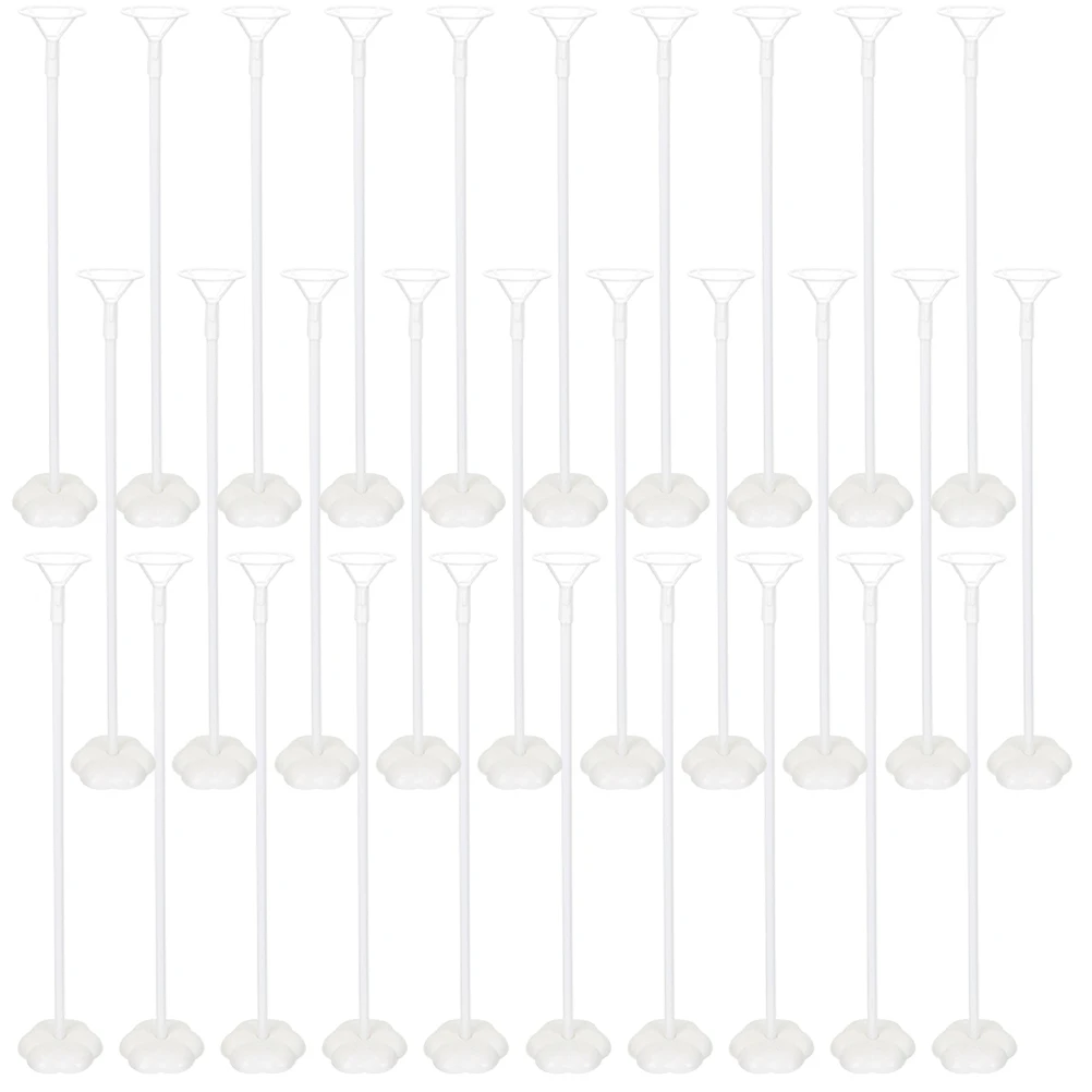 

30 Sets Balloon Base Holder Plastic Table St Layout Props Fixing Solution Decor Supplies Wedding Party Birthday