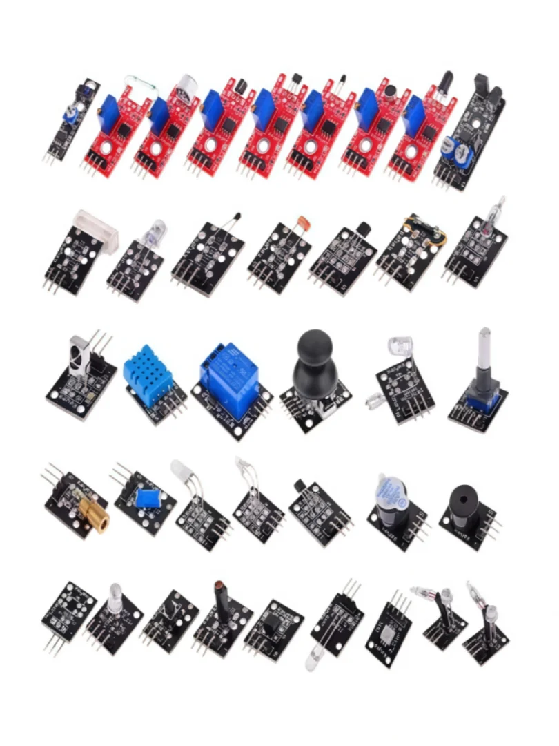 Sensor kit includes 37 types of sensors and 37 types of sensors for data transmission