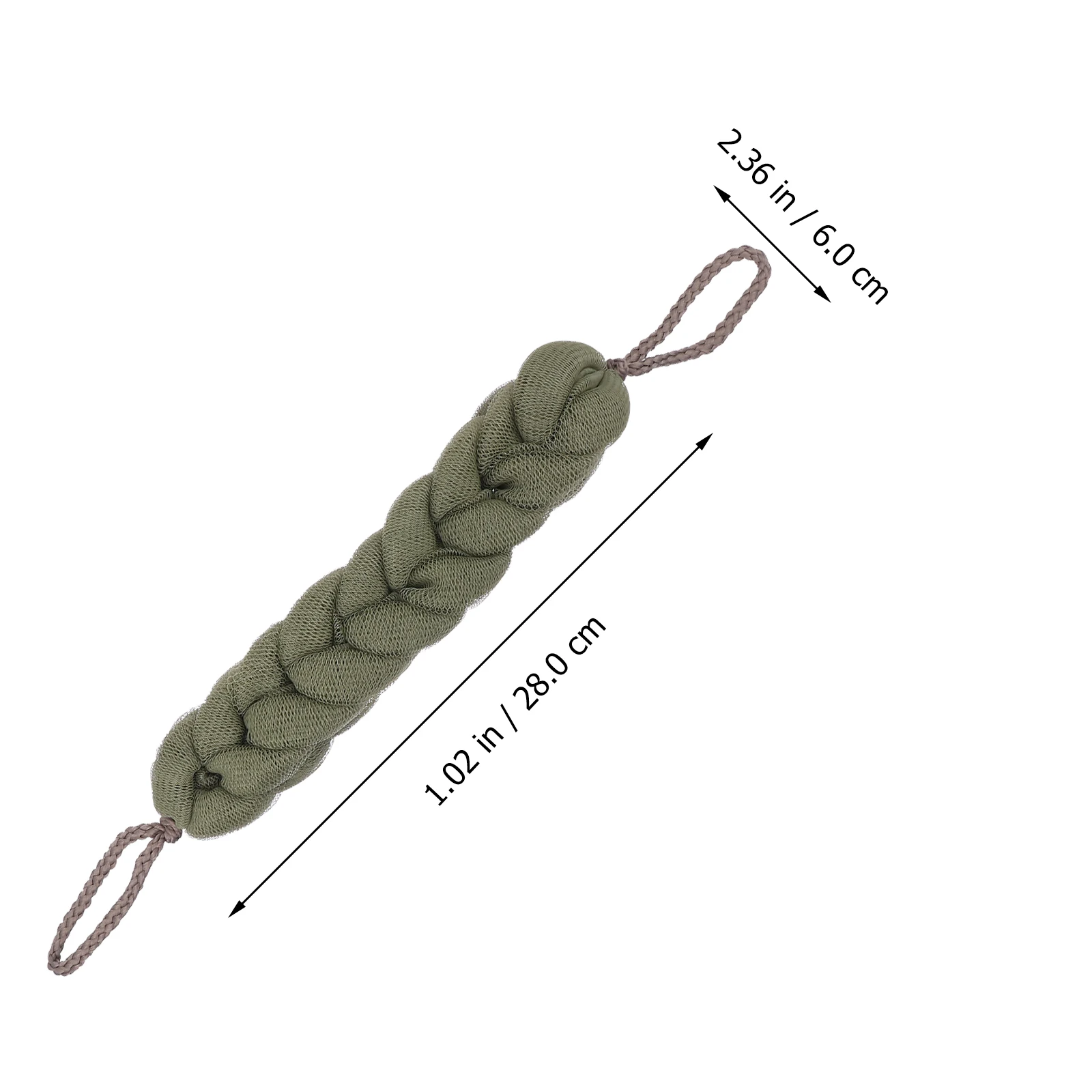 

Long Rubbing Back Strip Exfoliating Shower Scrubber Mesh Bath Sponge For Deep Cleaning Removes Keratin Dirt Bubble Making Net