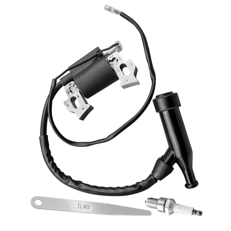For Briggs& Stratton 590603 196Cc 208Cc Ignition Coil& Spark Plug& Air Gap Gauge Kit Replacement Parts Repair Accessories-A91R