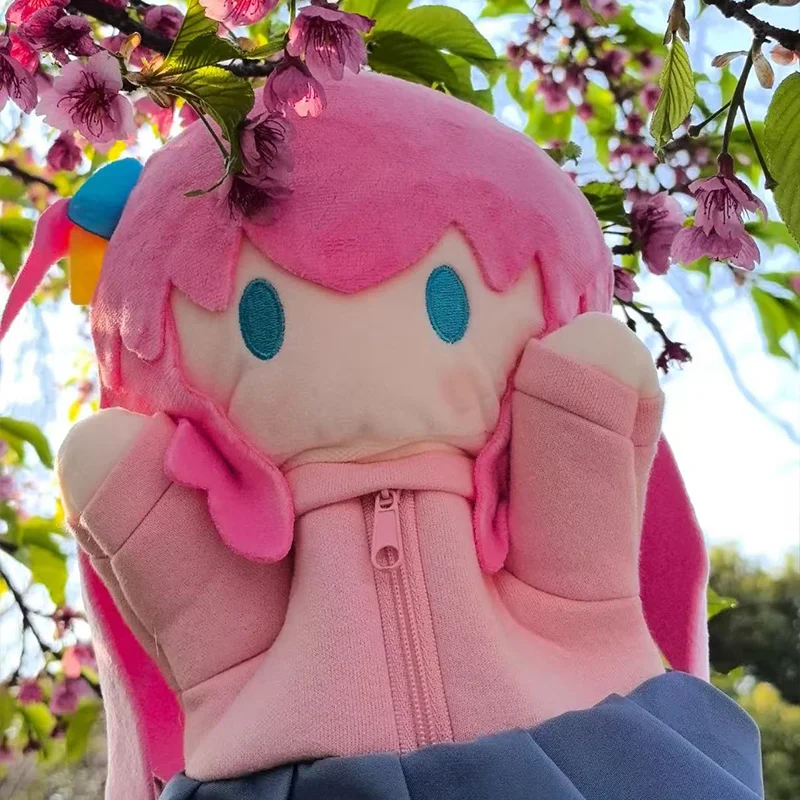 In stock BOCCHI THE ROCK! Gotoh Hitori Hand Puppet Anime Figure Cute Plush Toy Dolls Girl Christmas Gift 25cm