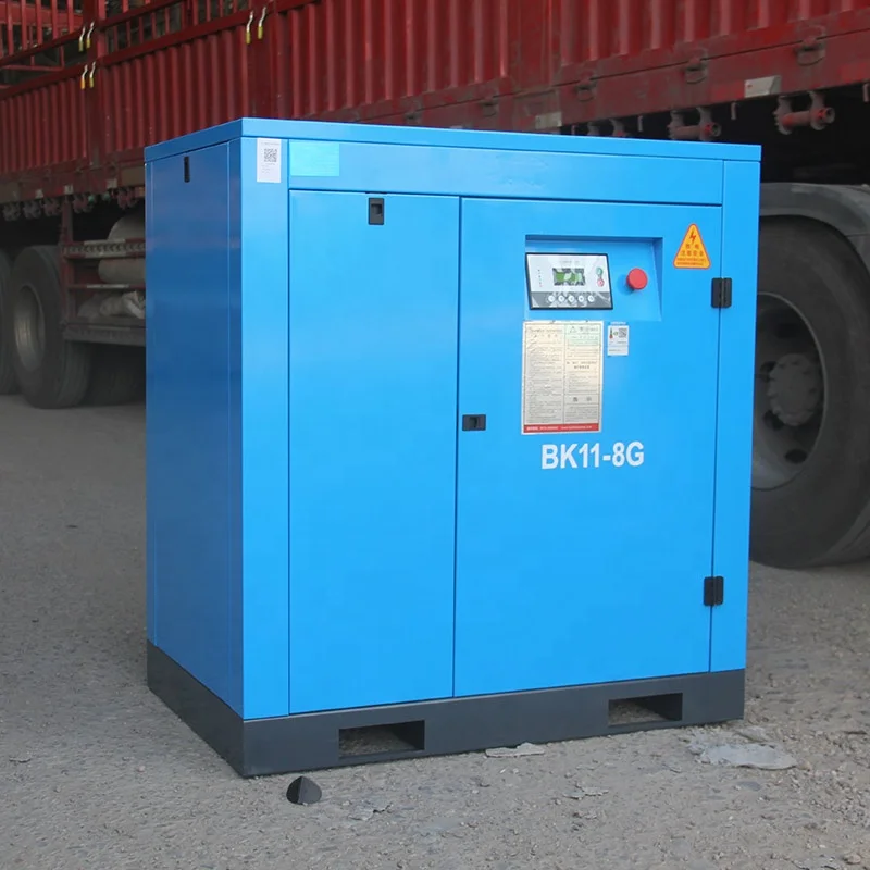 Industrial Silent kaishan 11kw 3 phase 15 factory special rotary mini screw air compressor