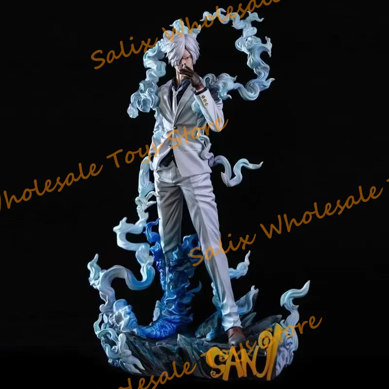 新品 28cm ワンピース ニカ サンジ ダブルヘッドスカルプト フィギュア