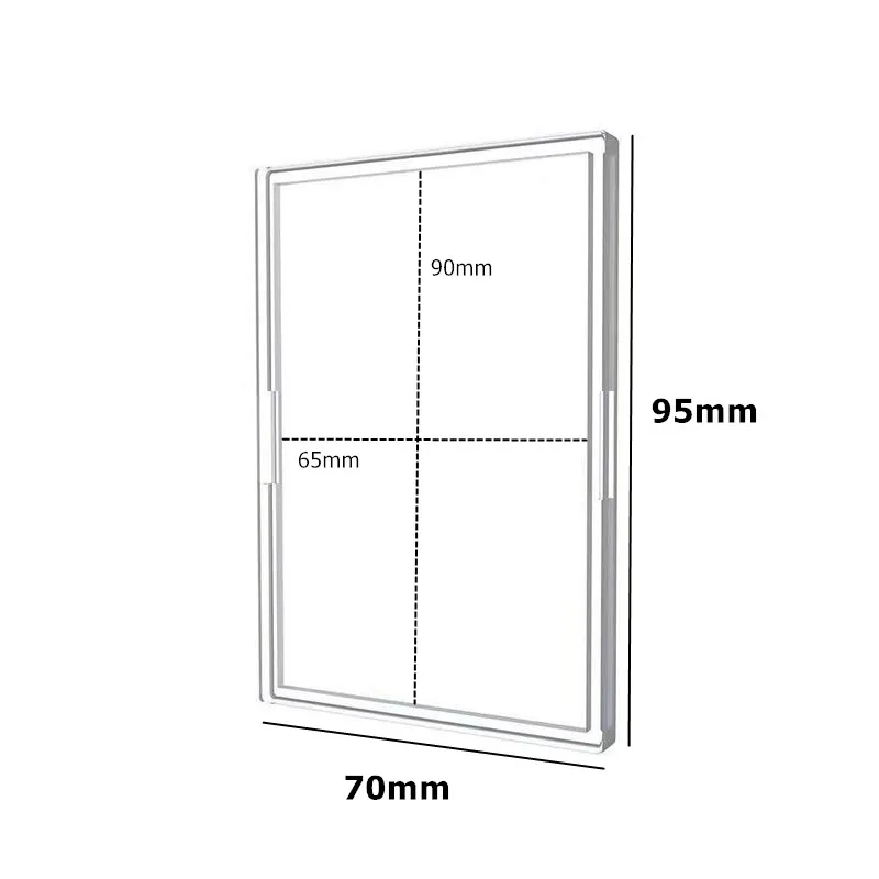 Imagem -06 - Mangas de Coleção Transparentes Molduras Acrílicas para Negociação Colecionável Cartões Esportivos de Basquete Cartão Tcg Cartão Fotográfico 10 Pcs por Pacote