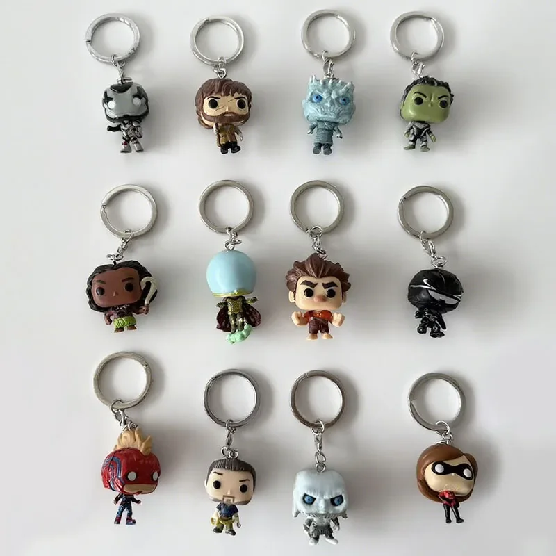 Classic Cartoon Animated Movie Character Mini Cute Figure Collection Keychain Pendant Gift No Box