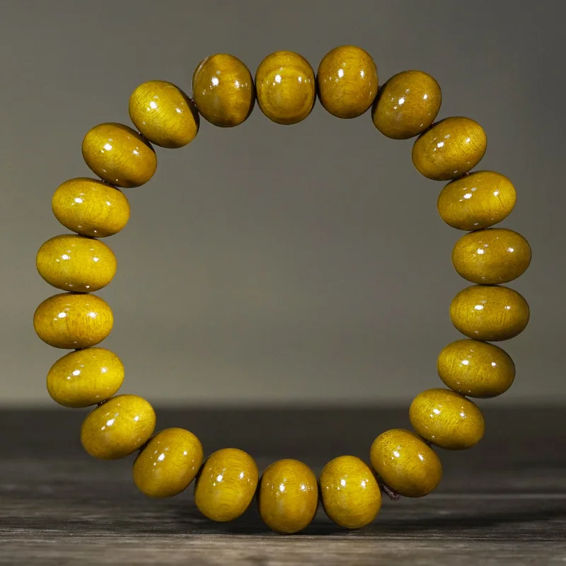 

Nanmu Abacus Bead Bracelet, Buddha Bead, Men's and Women's Bracelet Rosary Bead Finger Soft, Jewelry, Gifts