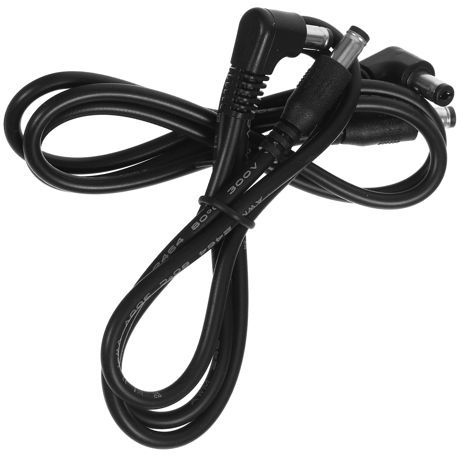 

2pcs DC Cable Effector Cord Male to Male 60CM Black Stable Effector Supply Musical Instruments Stage Audio Portable