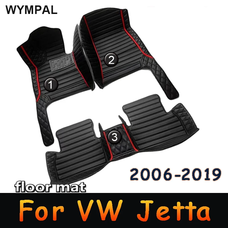 Car Floor Mats For VW Jetta 2006 2007 2008 2009 2010 2011 2012 2013 2014 2015 2016 2017 2018 2019  CAR Accessories