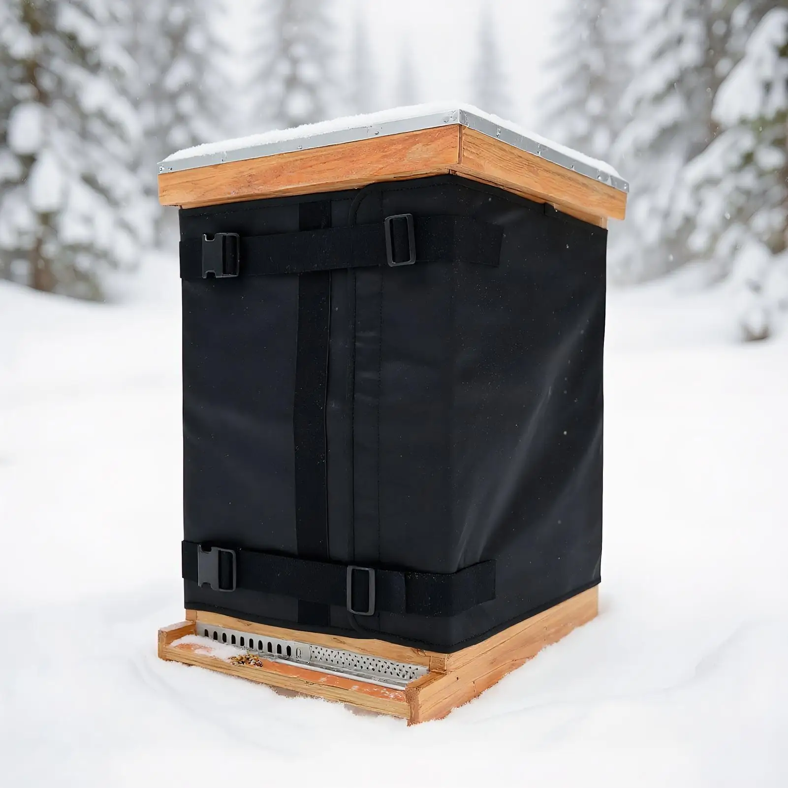 خلية النحل الشتاء غطاء للحماية مقاوم للماء الدافئة خلية النحل العزل التفاف يندبروف قابلة لإعادة الاستخدام لوازم تربية النحل لأصحاب المزرعة #5