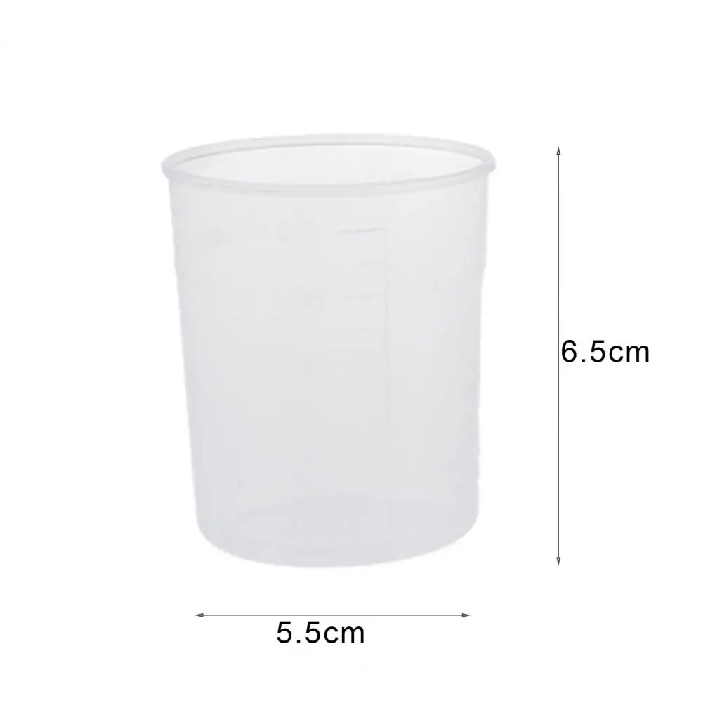 Measuring Cup Cup Measurement Transparent Reusable Sturdy Portable Plastic Stackable Scale Cup 100ML With Scale For Kitchen