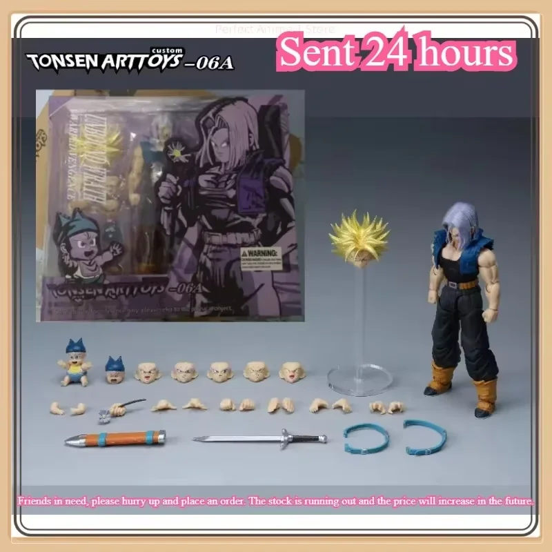 In Stock Tonsenarttoys Trunks 06A 06B Da Te Shf  Long Hair Battle Damage Movable 48 Hours Delivery