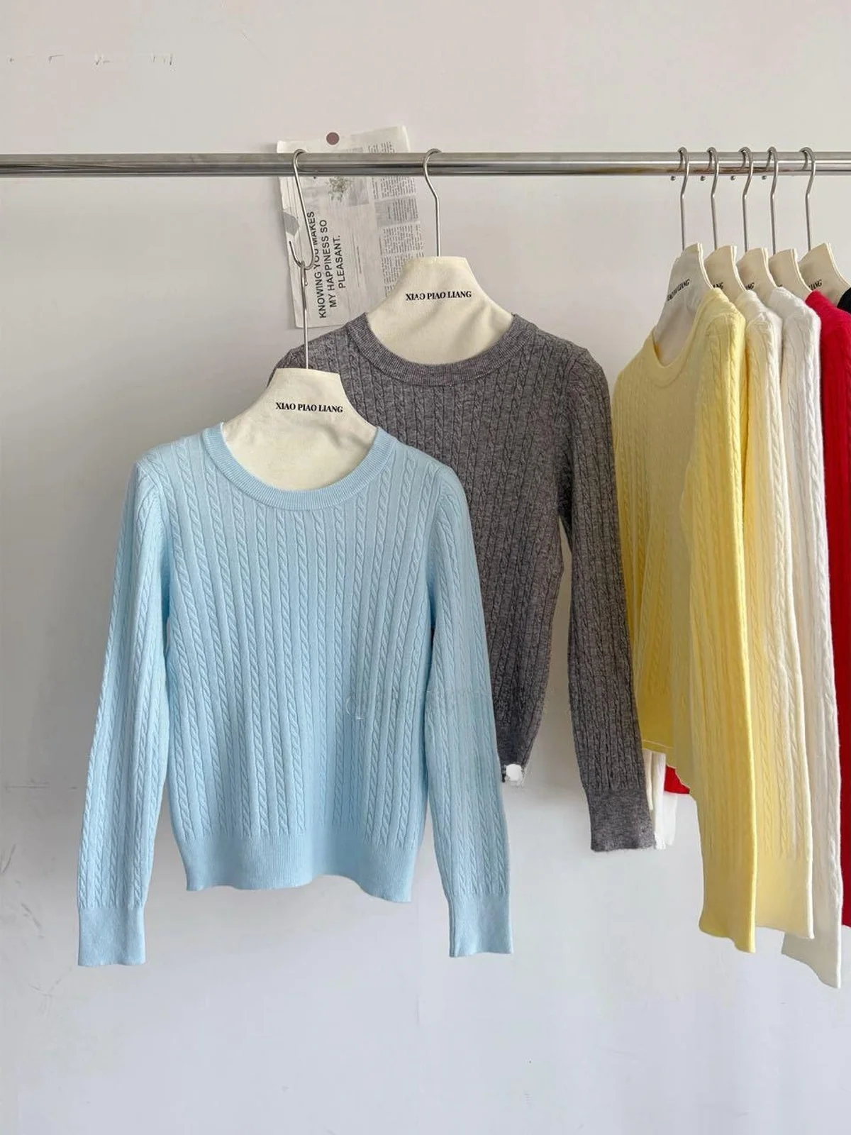 

Sli Long Sve вязаный свитер женский красивый твист дизайн Sweet Sle свободный крой осеннее новое поступление корейская версия