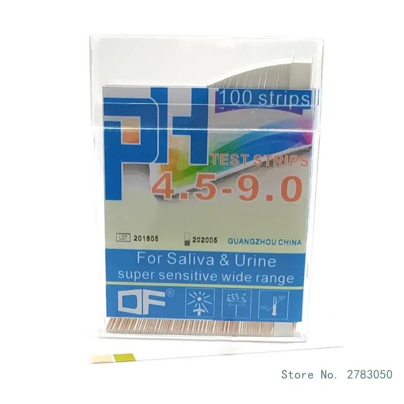 Universal Application pHs Test Strips Comprehensive pHs Test Strips Accurate Measures for Precise Urine & Saliva Testing