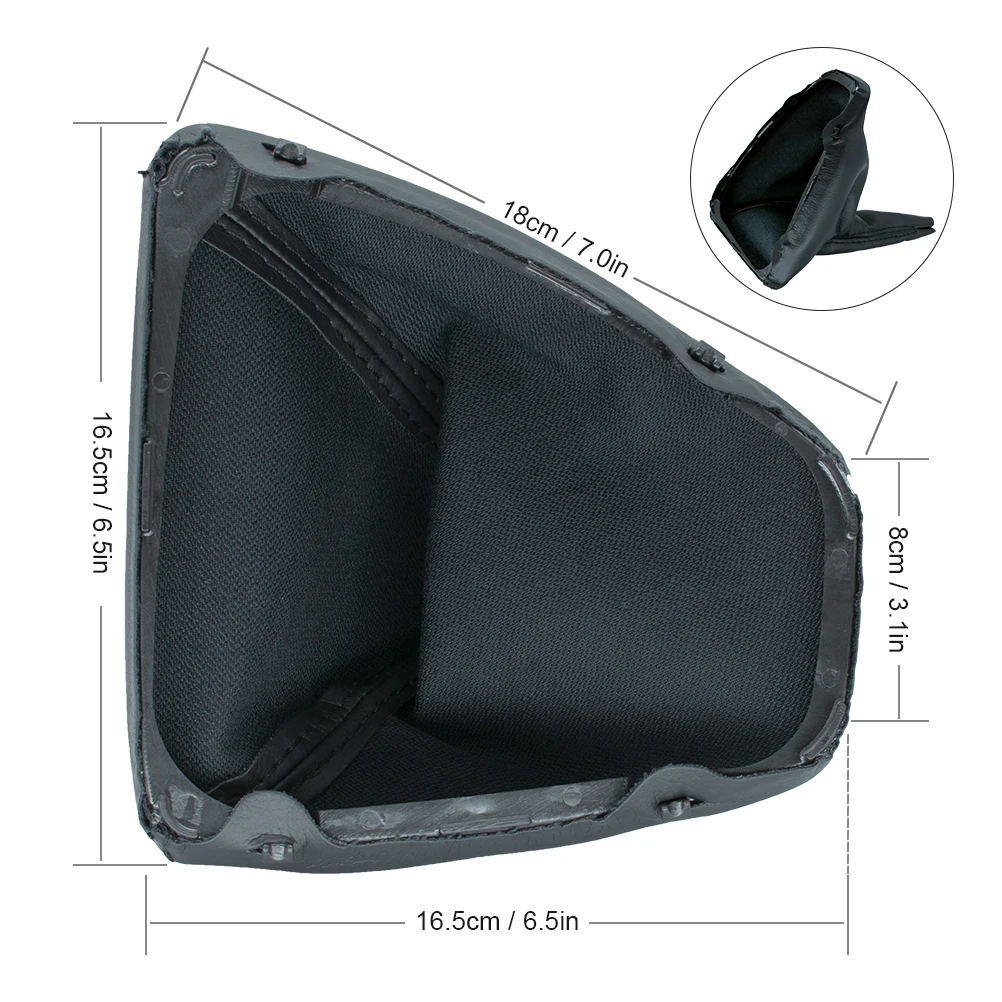 Car Pu Leather Gear Shift Knob Gaiter Gaitor Boot Dust Cover For BMW E90 2006-2011 E91 2006-2012 E92 E93 2006-2013 8037308 LHD
