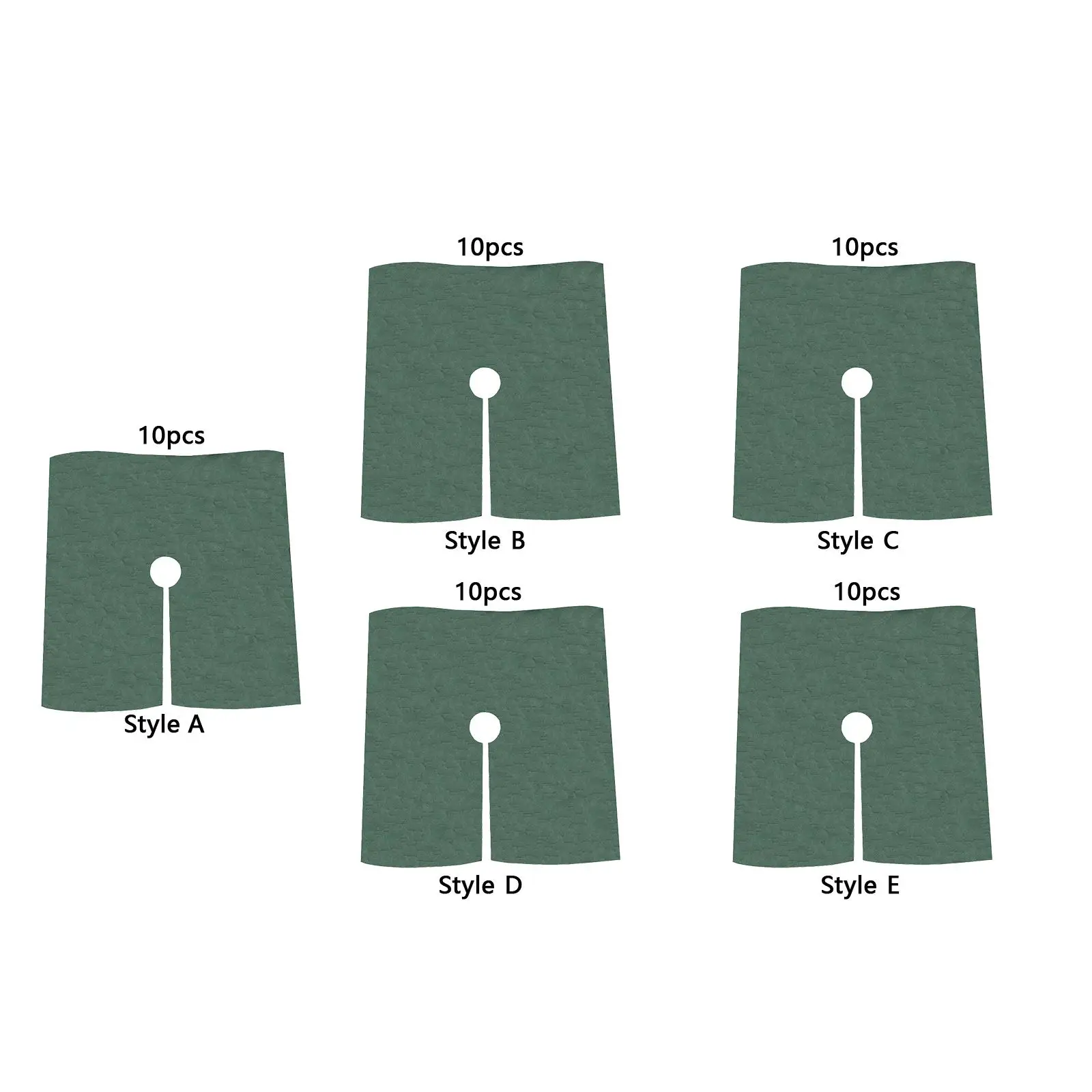 

10 Pack Tree Mulch Ring Plant Shield with Opening Square for Animal Digging
