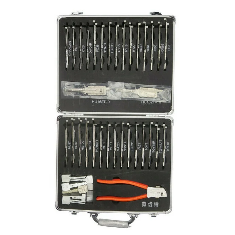 

Locksmith Tools box 32PCS/Set Original 2 in 1 Tools Repair Tool with 1 Cutter for Car Lock