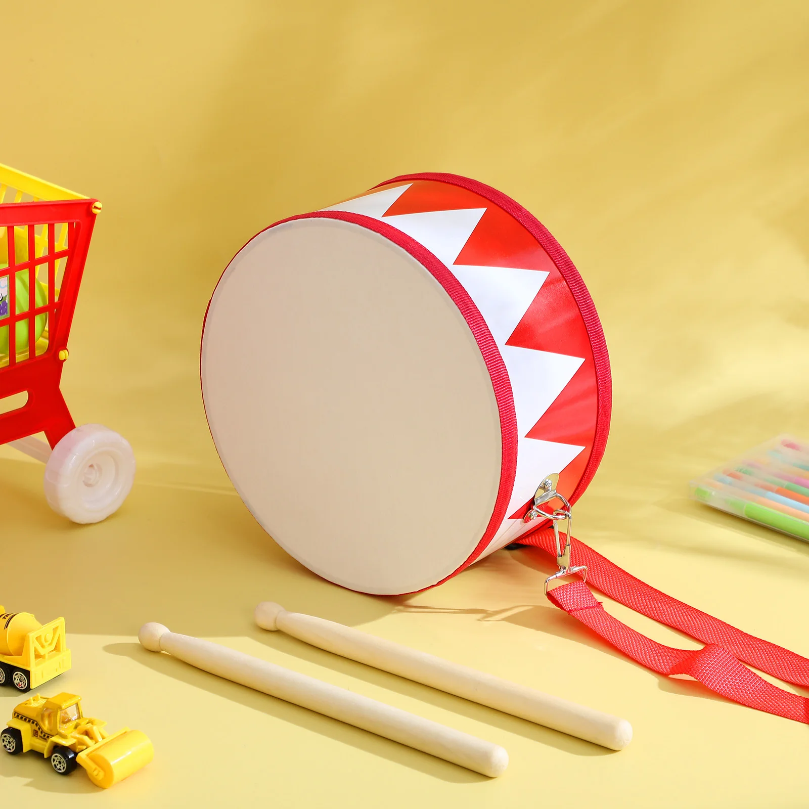 مجموعة طبلة للأعمار من 1 إلى 3 سنوات، طبلة قرع موسيقية، هدية تعليمية لعمر 5-7 سنوات