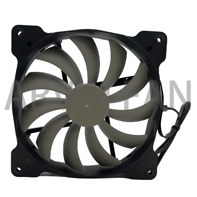 Imagem -02 - Ventilador Silencioso Original para Caixa do Computador 14cm dc 12v 140 mm 0.30a Psu 870rpm 140x140x25 mm A1425l12s2