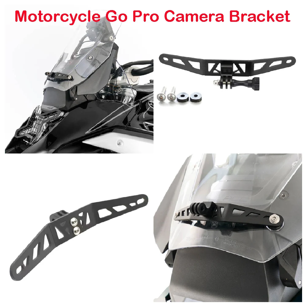 

Fits for BMW R1300GS Adventure GS R1300 ADV 2024 2025 2026 Motorcycle Front Go Pro Camera Bracket DashCam Cam Rack Mount Holder