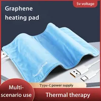 5V USB Graphene Heating Pad Smart Constant Temperature Heating Pad Hand Foot Warmers Hot Compress Electric Heating Blanket